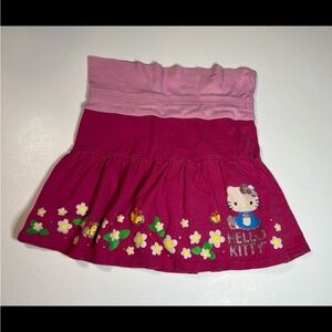 Y2K hello kitty mini skirt